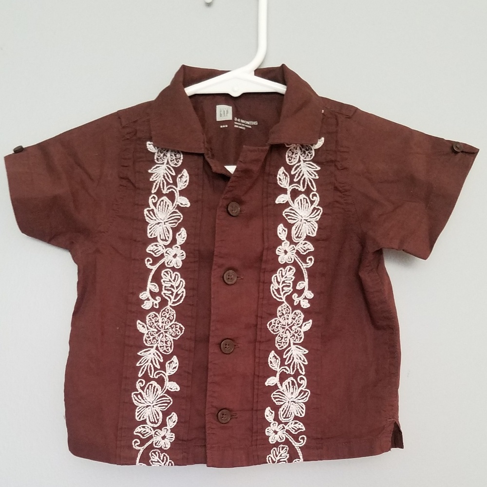 Baby Gap brown shirt